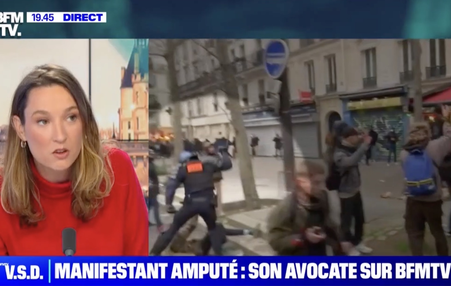 Manifestant amputé d'un testicule suite à des violences policières